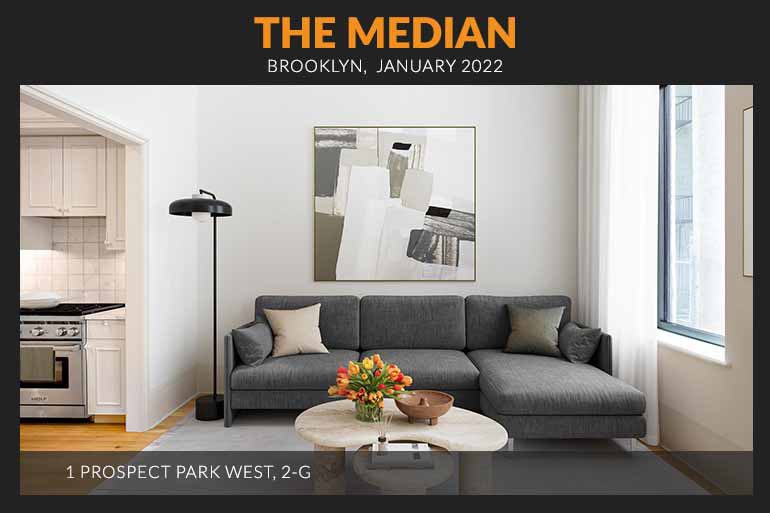 Median Sales Price for Brooklyn January 2023