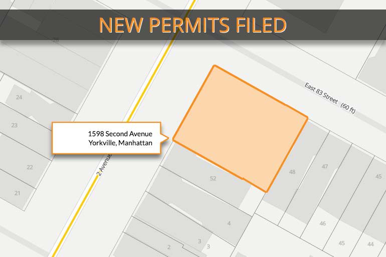 New Permits Filed for 1598 Second Avenue