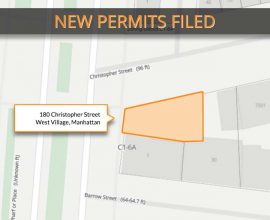 Tax Map of 180 Christopher Street, NYC