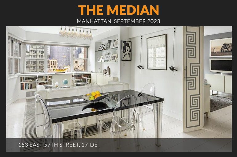 153 East 57 St, 17DE, Living Room - Manhattan Sale